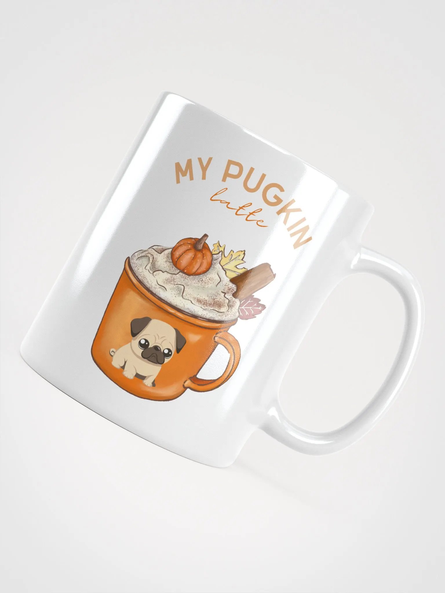 My Pugkin Latte Pug Mug product image (4)