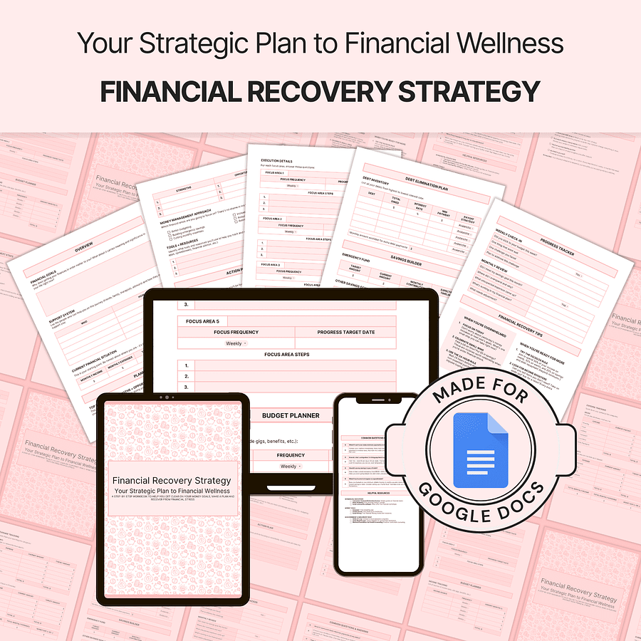 Financial Recovery Strategy - Google Docs product image (1)