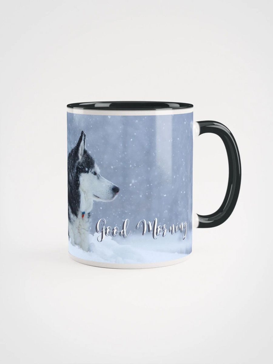 Blue Eye Siberian Husky in the Snow - Color In product image (2)