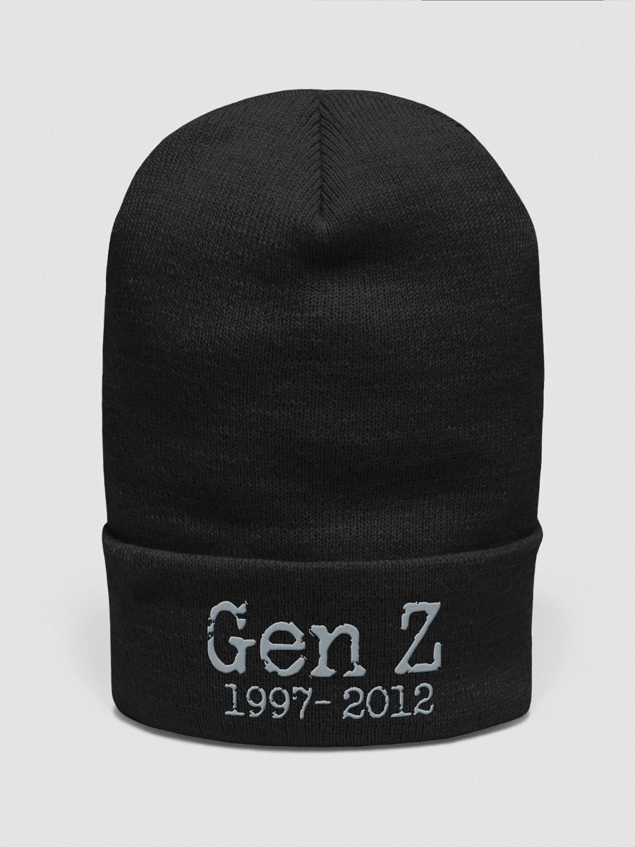 Gen Z 1997-2012 Embroidered Beanie product image (1)