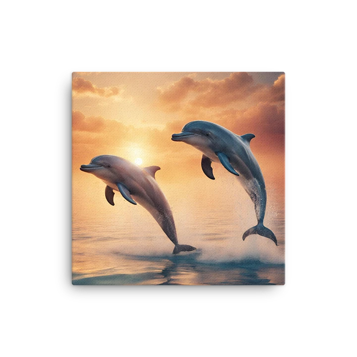 Dolphins Leaping From The Sea Wall Art product image (1)