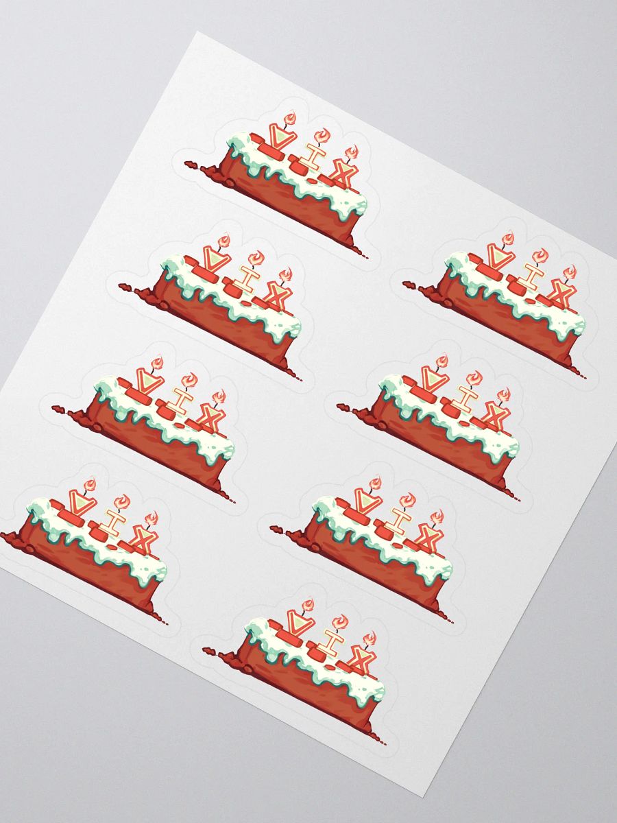 8x "I'll Make a Cake" /w Candles Sticker Pack product image (2)