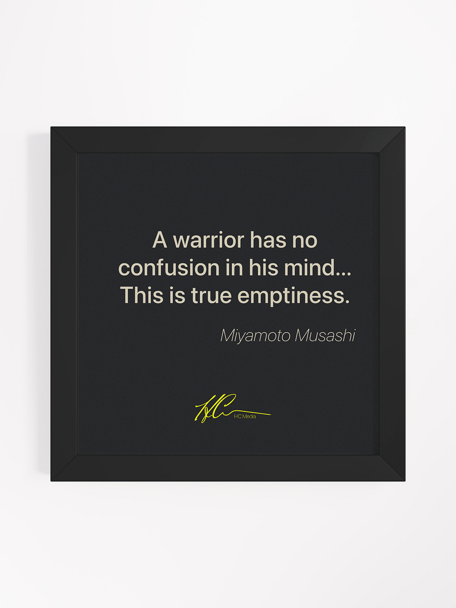 Miyamoto Musashi Q6 - Framed Poster product image (1)