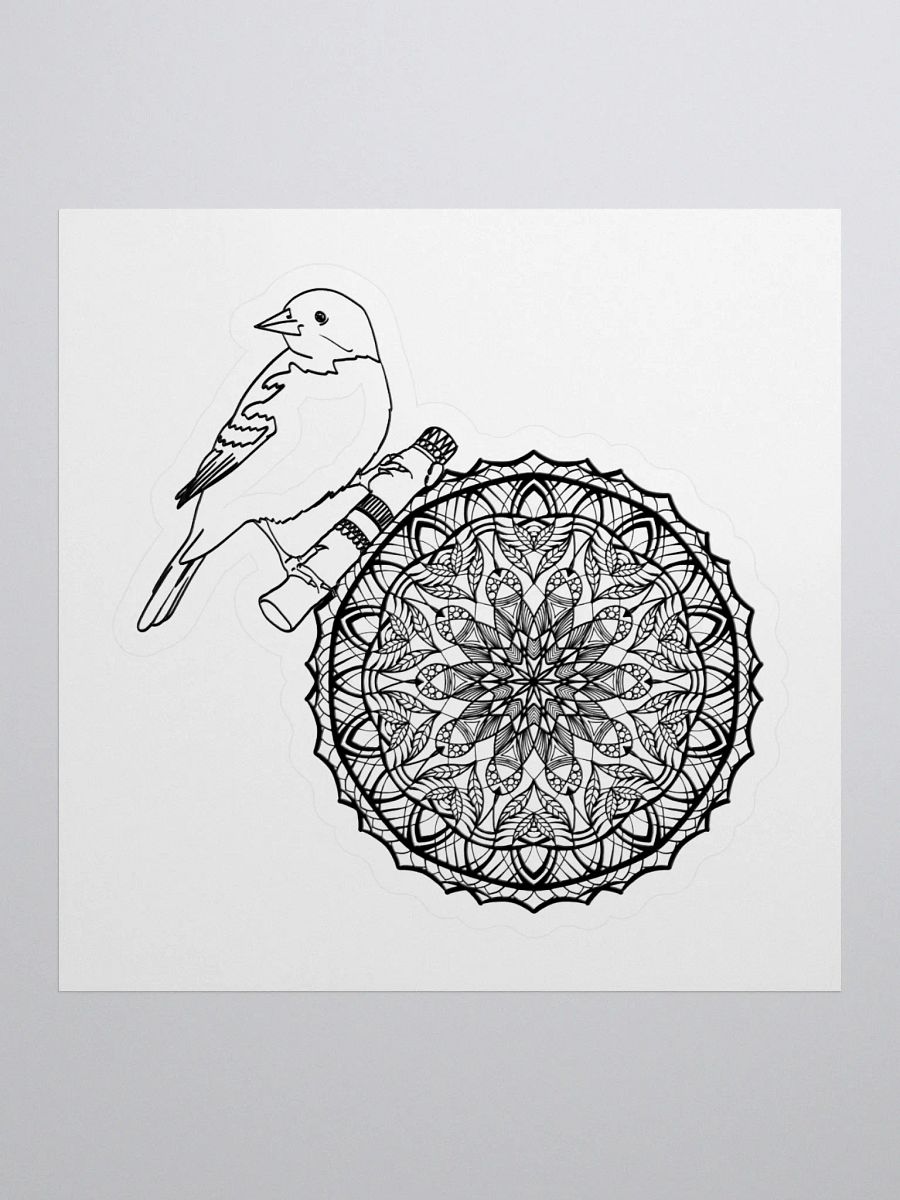 Symmetrical Serenity Mandala Stickers product image (3)