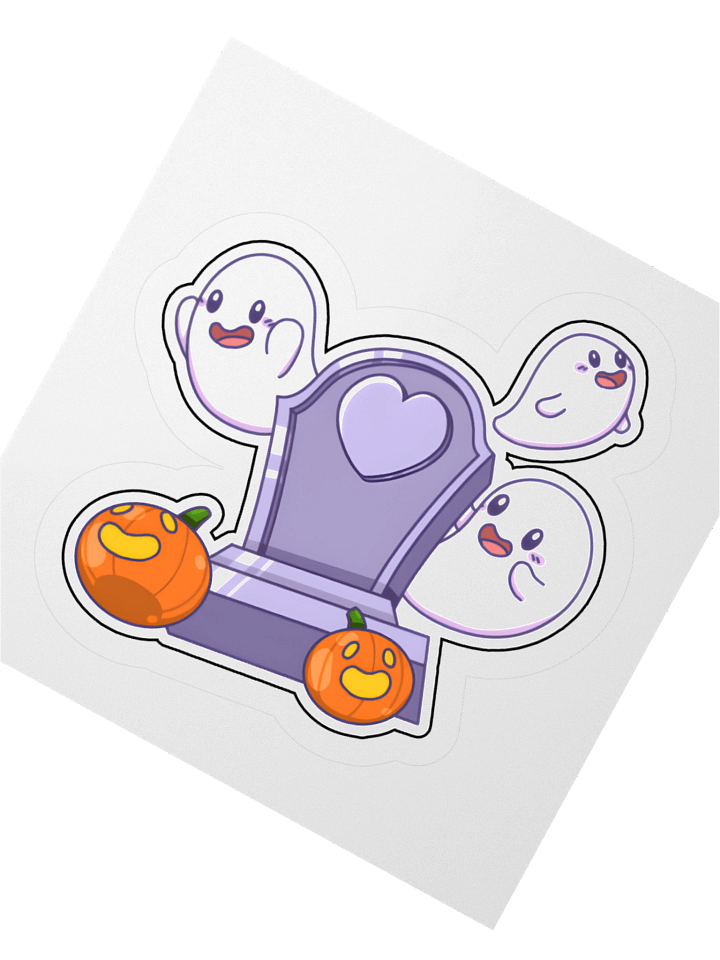 Ghosts'n Tombstone Sticker product image (4)