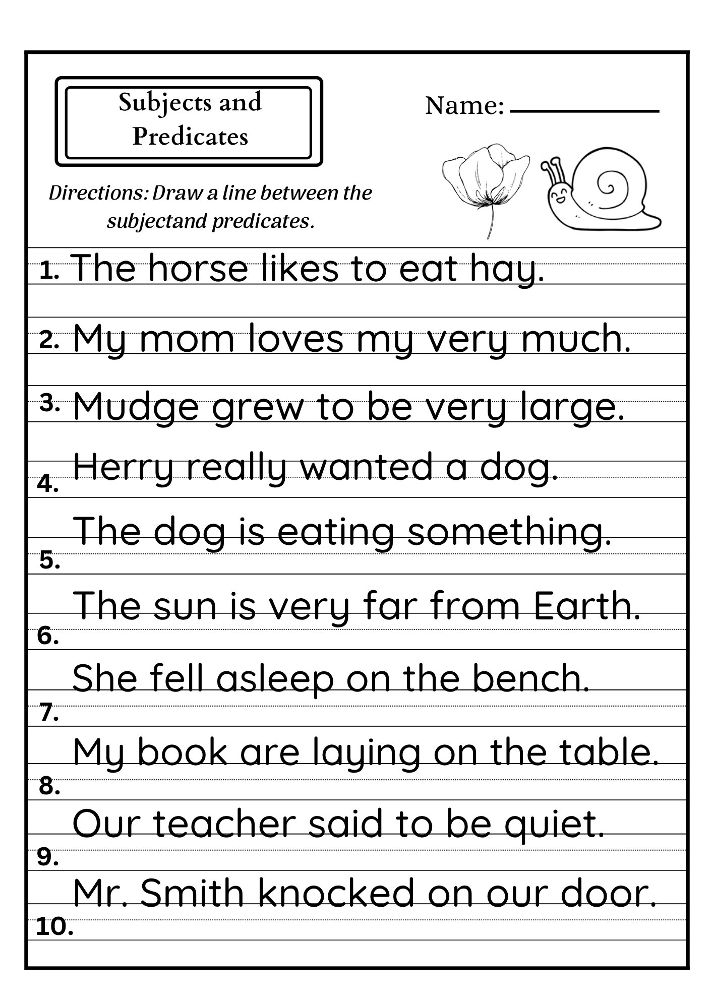 "Learn English Verbs with Sentences" 17 Pages product image (4)