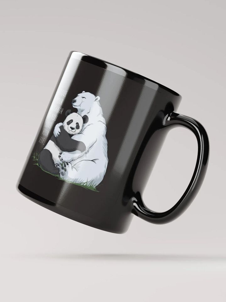 Black Love Your Neighbor Glossy Mug product image (3)