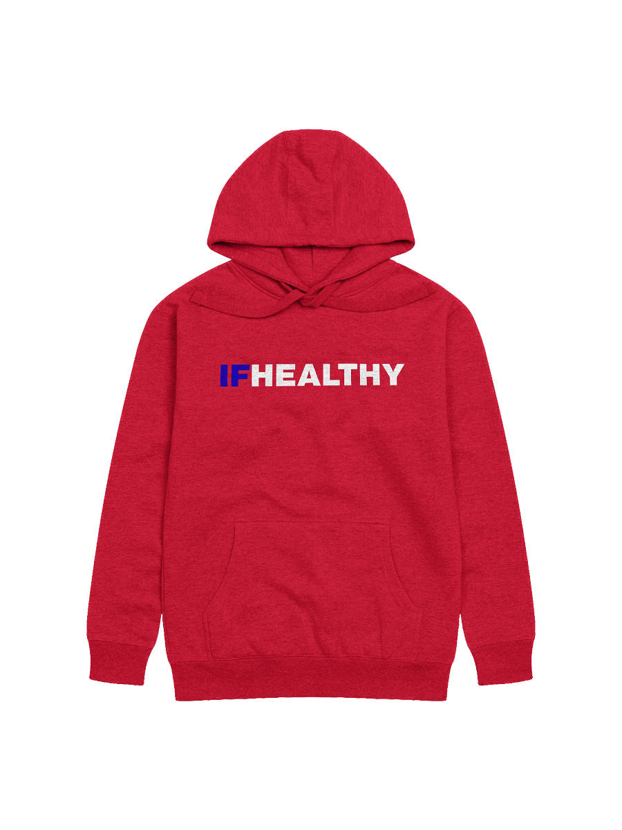 official If Healthy hoodie red product image (1)
