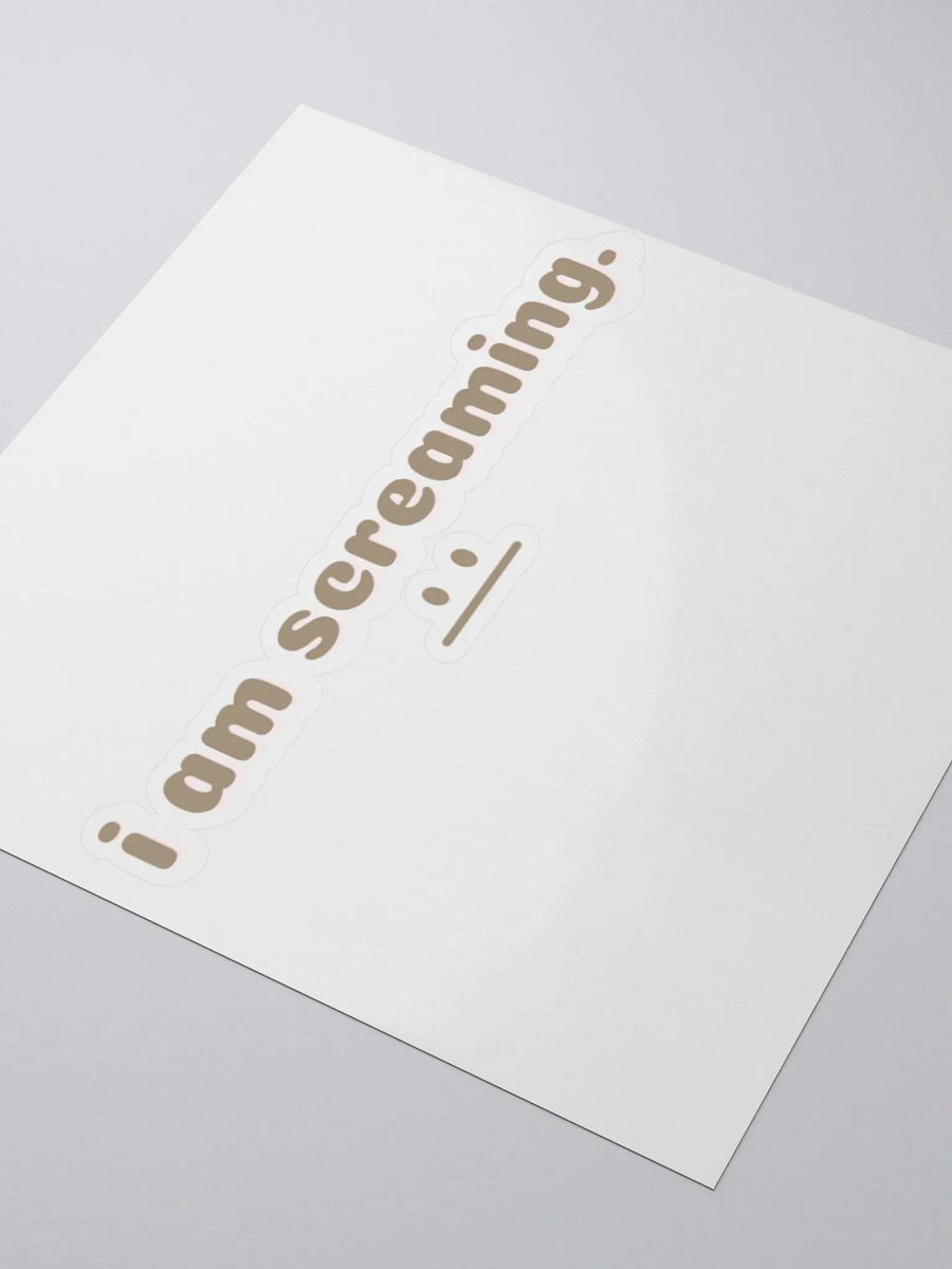 Screaming sticker product image (5)