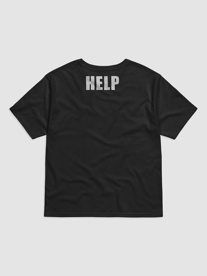 Help Black T-Shirt product image (2)