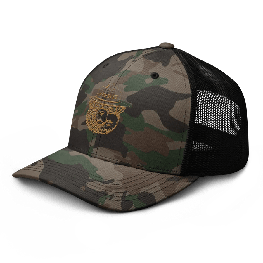 Rangers RESIST Camoflauge Snap-Back Hat Alt National Parks Embroidered Cap product image (6)