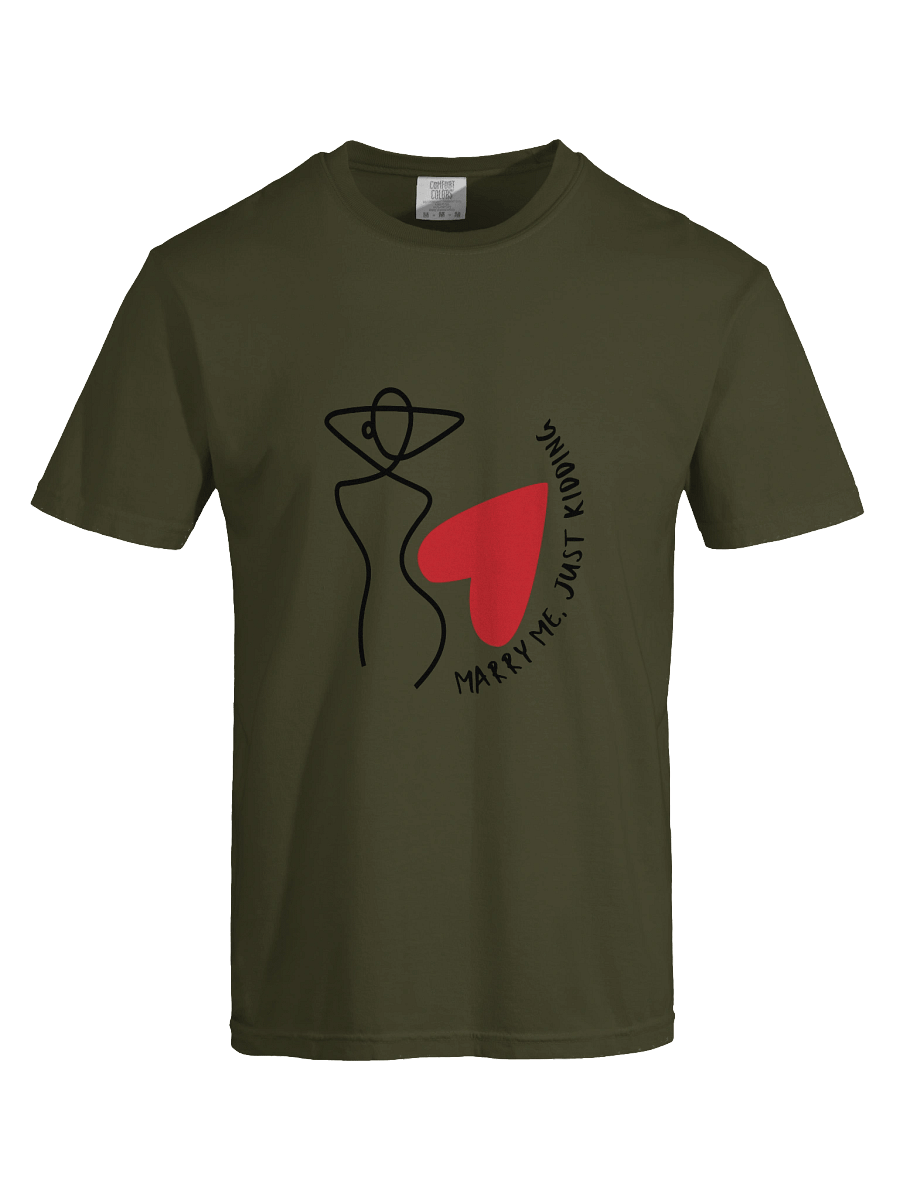Marry Me, Not Really Heavyweight T-Shirt product image (59)