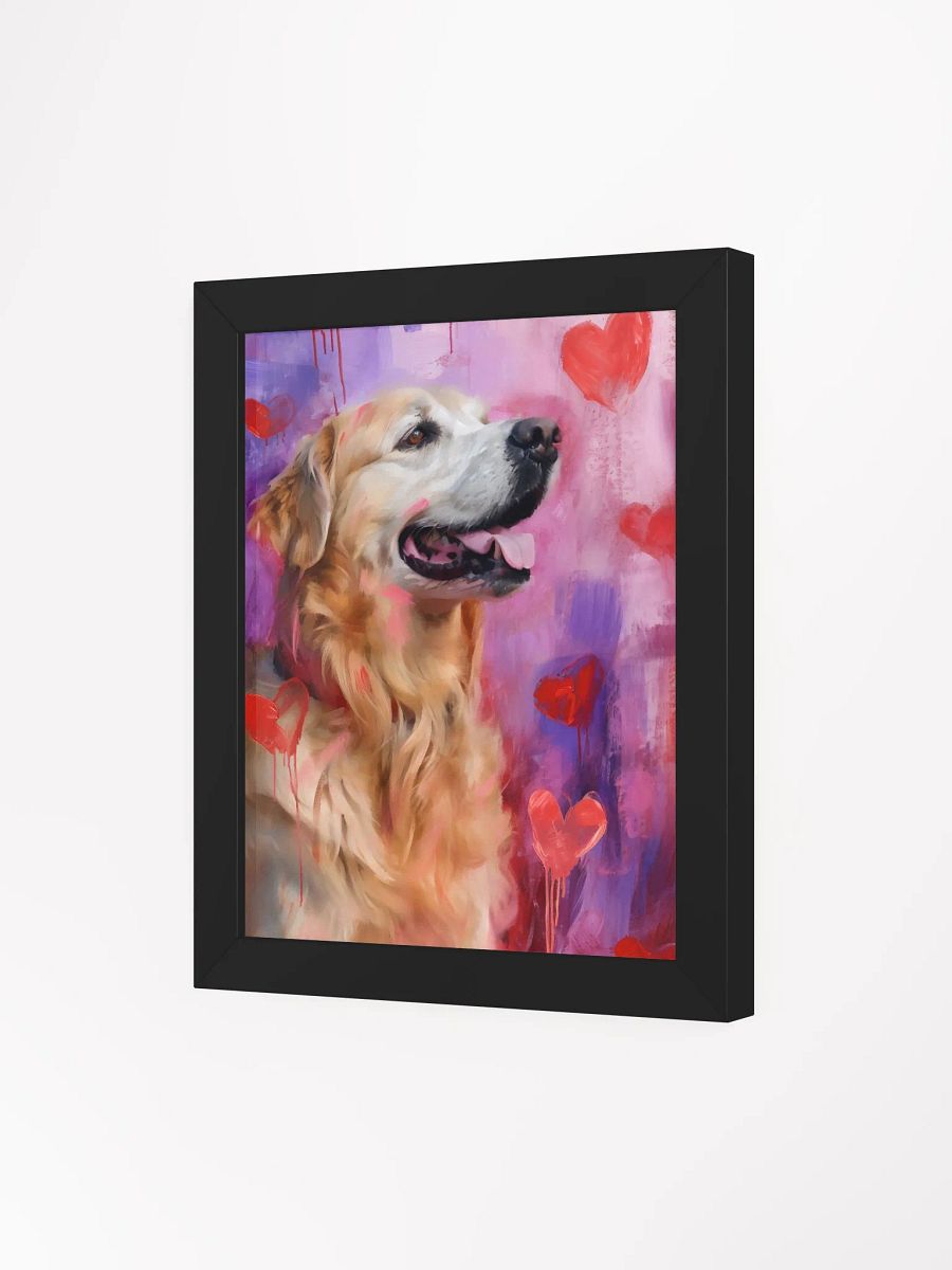 Golden Retriever Joy Framed Print product image (8)
