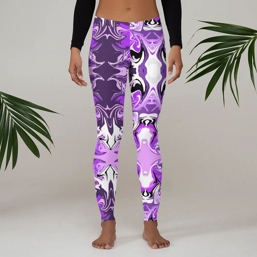 Purple Swirl Leggings product image (4)