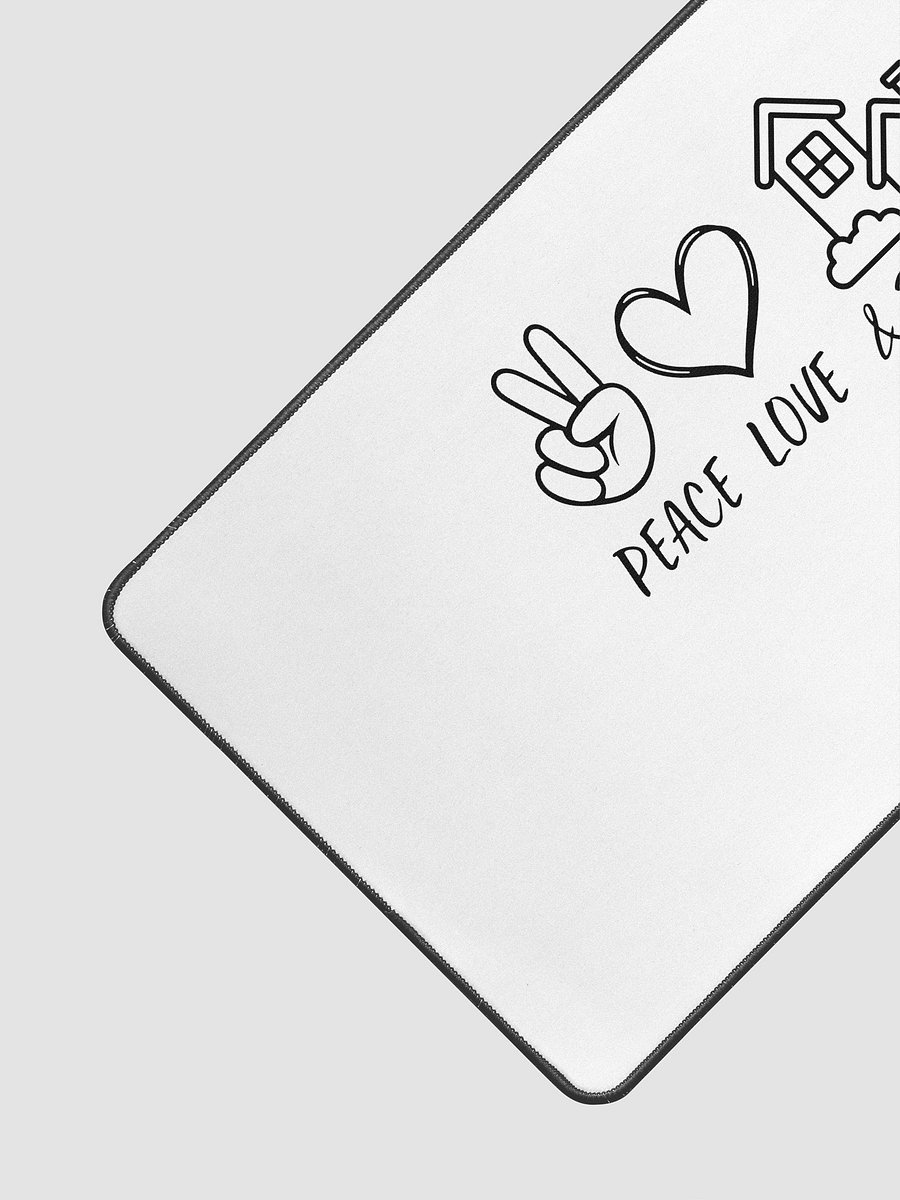 Peace, Love & Real Estate Desk Mat product image (3)