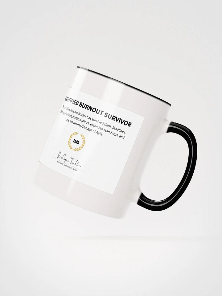 Certified Burnout Survivor - White Mug product image (2)