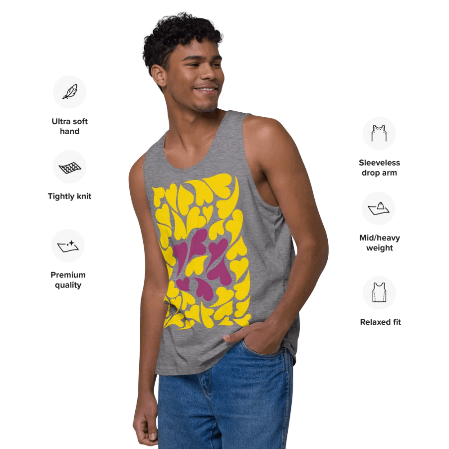 Nestled PRIDE Intersex Tank Top product image (54)