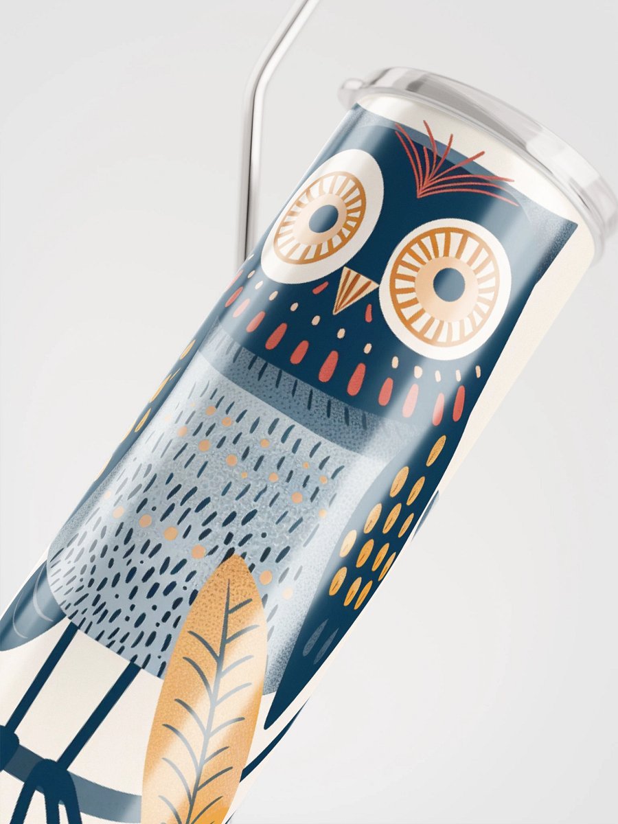Whimsical Owl Stainless Steel Tumbler product image (4)