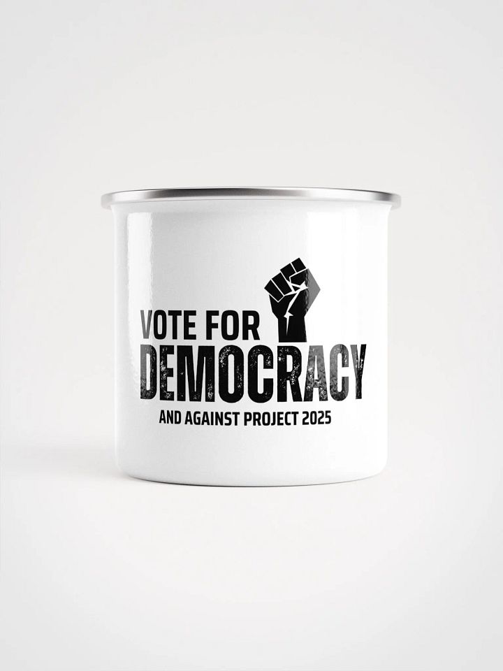 Pris-Vote For Democracy- Enamel Mug product image (2)