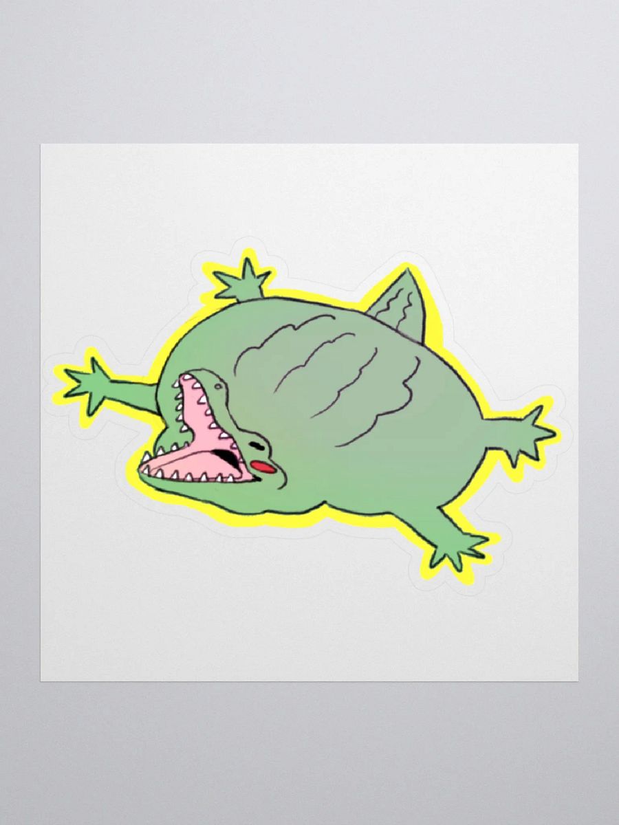 Flat Guy Cartoon Sticker product image (1)