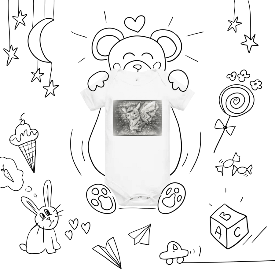 Nashīnasu - Pikachu White Baby Onesie product image (5)
