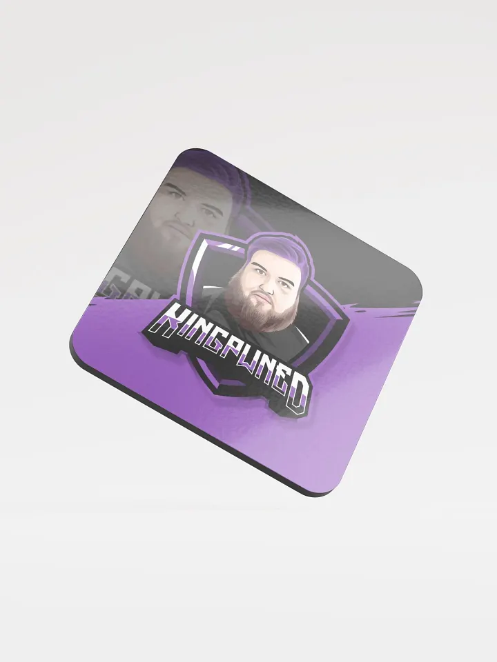 FaceLogo Glossy Cork Coaster product image (1)