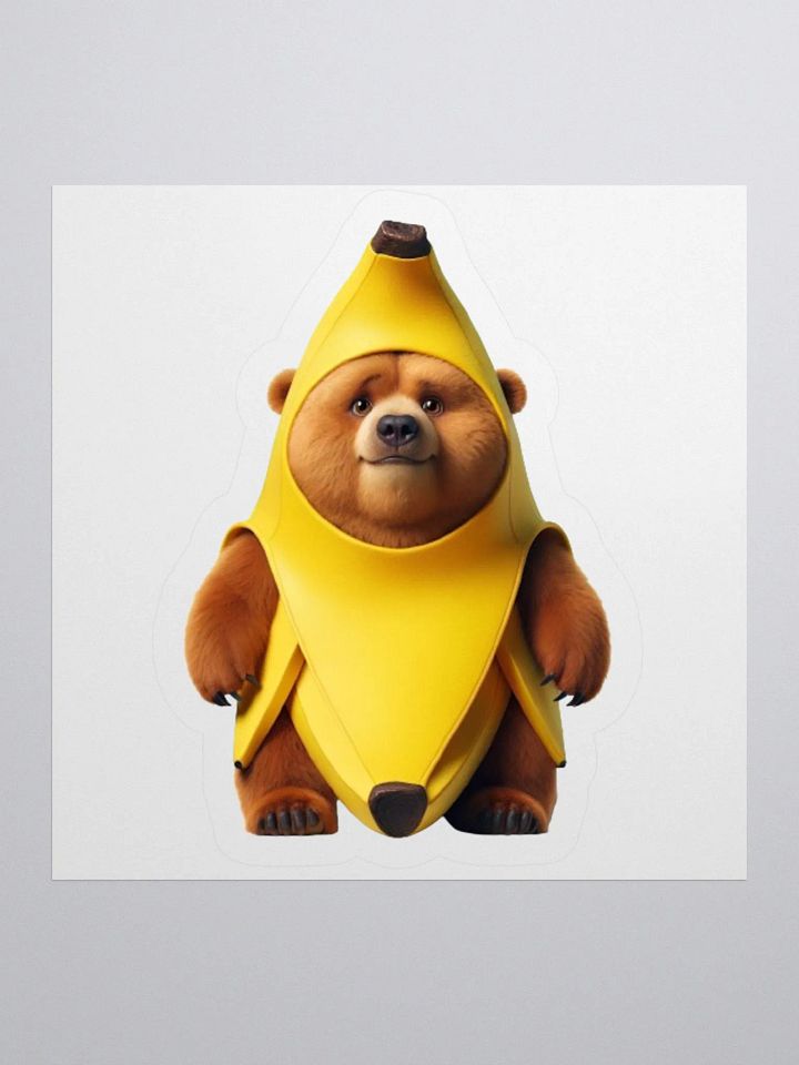 Banana Bear Baby Sticker product image (3)