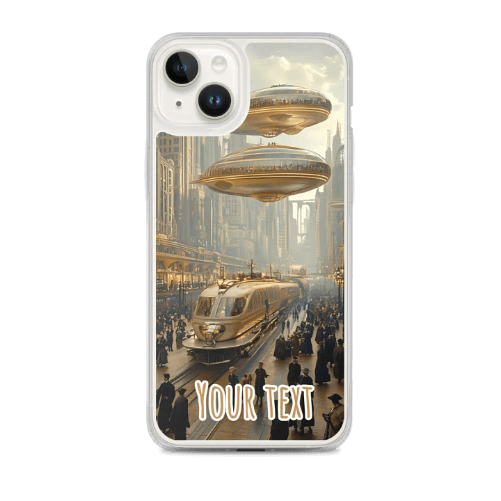 Futuristic Cityscape of 1930 iPhone® MagSafe® Case product image (1)