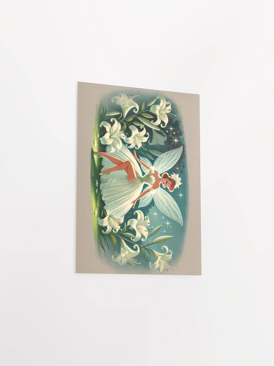 Beautiful Lily Fairy Whimsical Premium Matte Poster product image (19)
