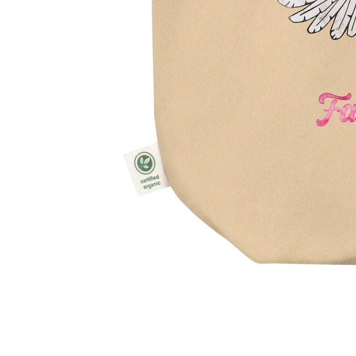 Breast Cancer Hopeful Wings Eco Tote product image (2)
