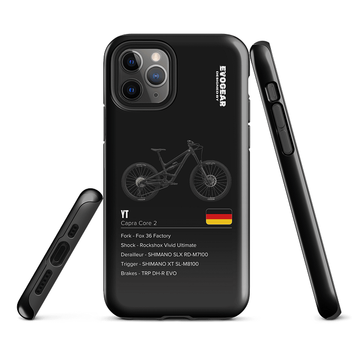 Black YT Capra Core 2 iPhone Case product image (3)
