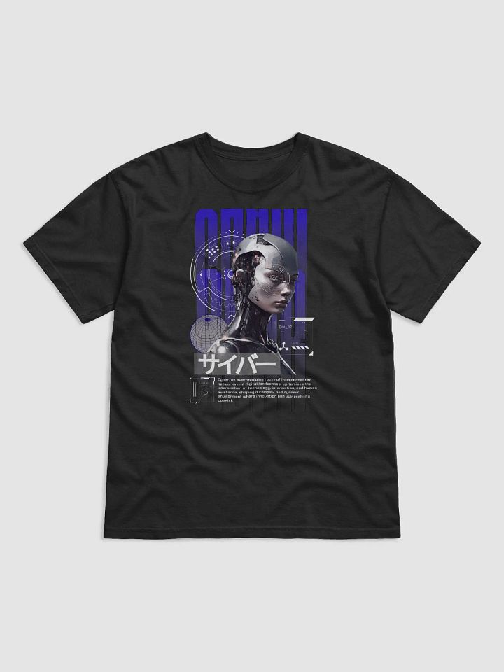 Futuristic Android Blueprint Graphic Tee product image (1)