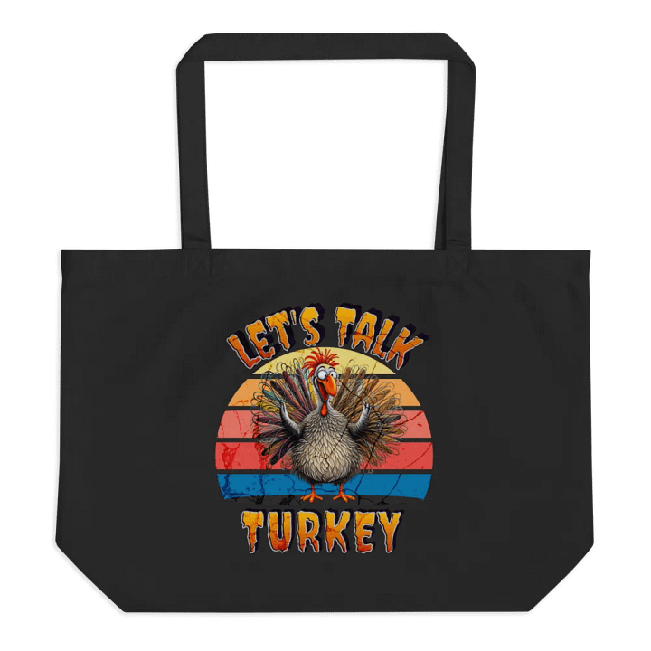 Lets Talk Turkey Chatty Eco Tote product image (1)