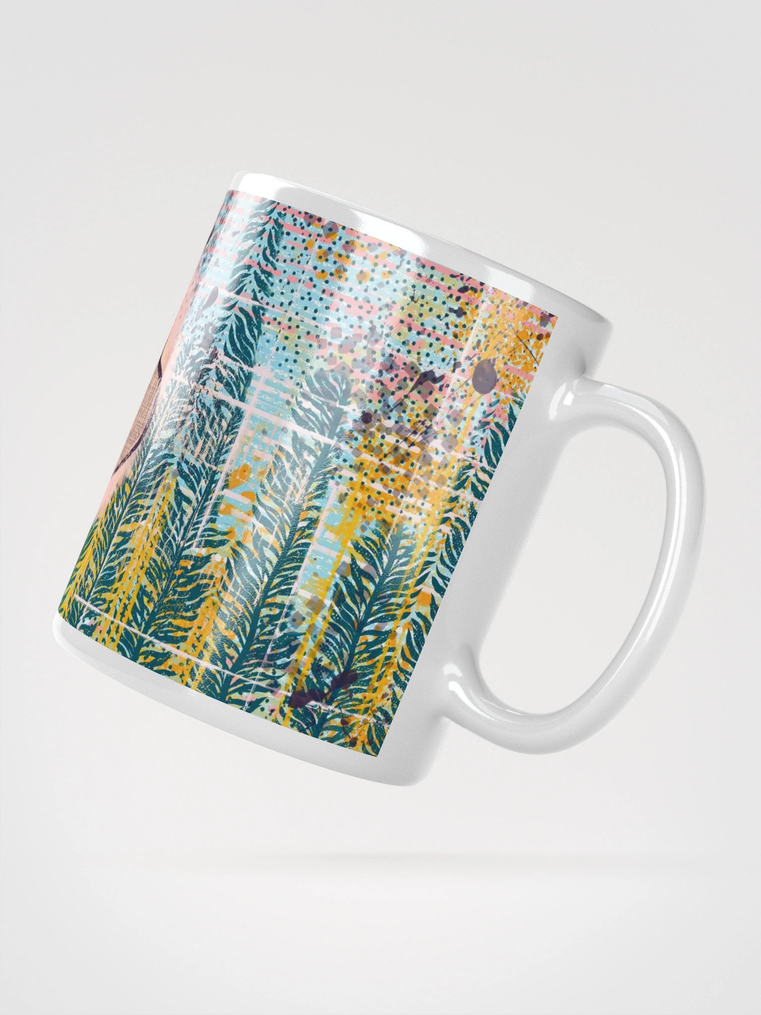 Funny Hand Drawn Cartoon Pig Mug product image (3)
