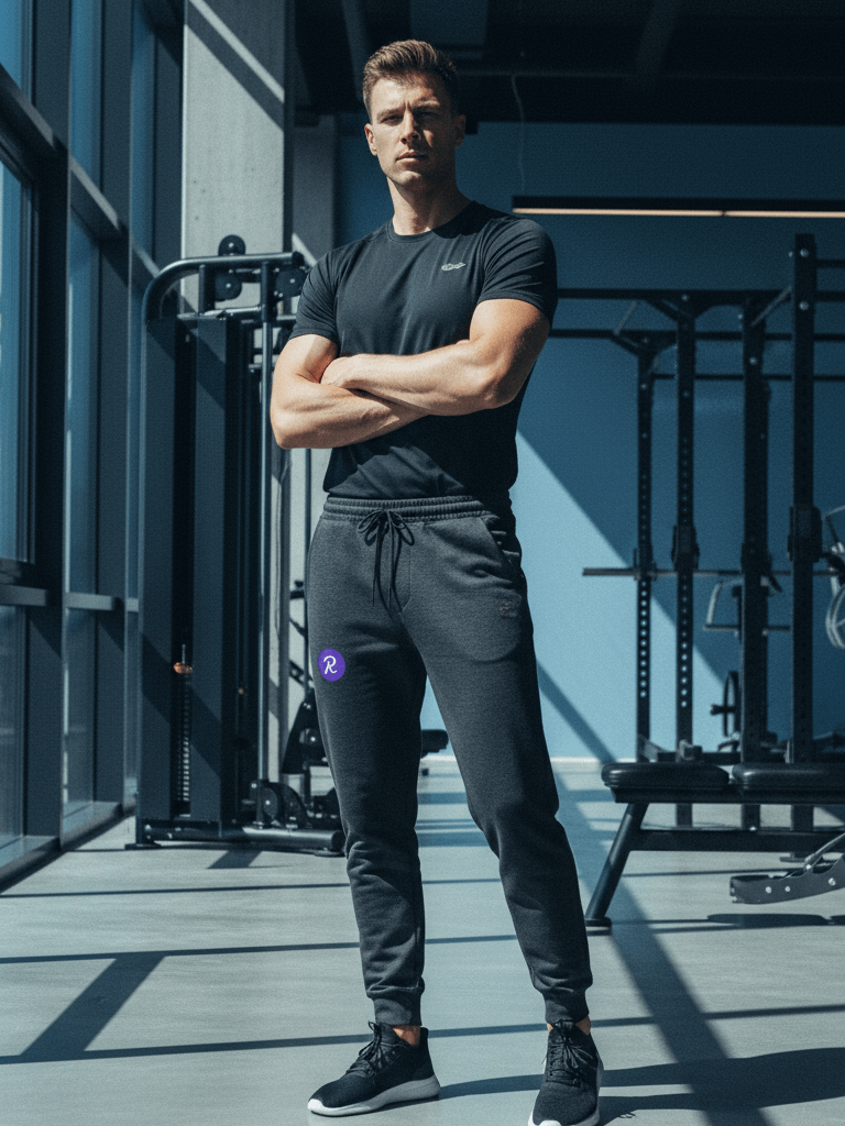 Radiant R Logo Gradient Joggers product image (1)