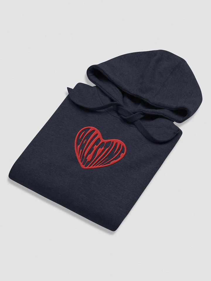 Palestine Heart Embroidered Hoodie product image (1)