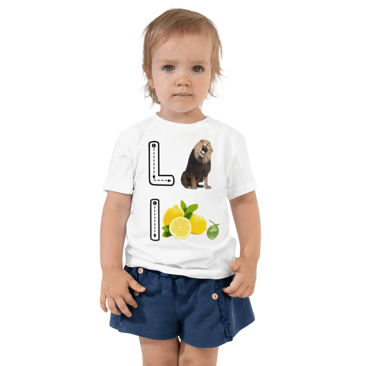 JoBeth DesignWhite Ll Toddler T-Shirt product image (1)