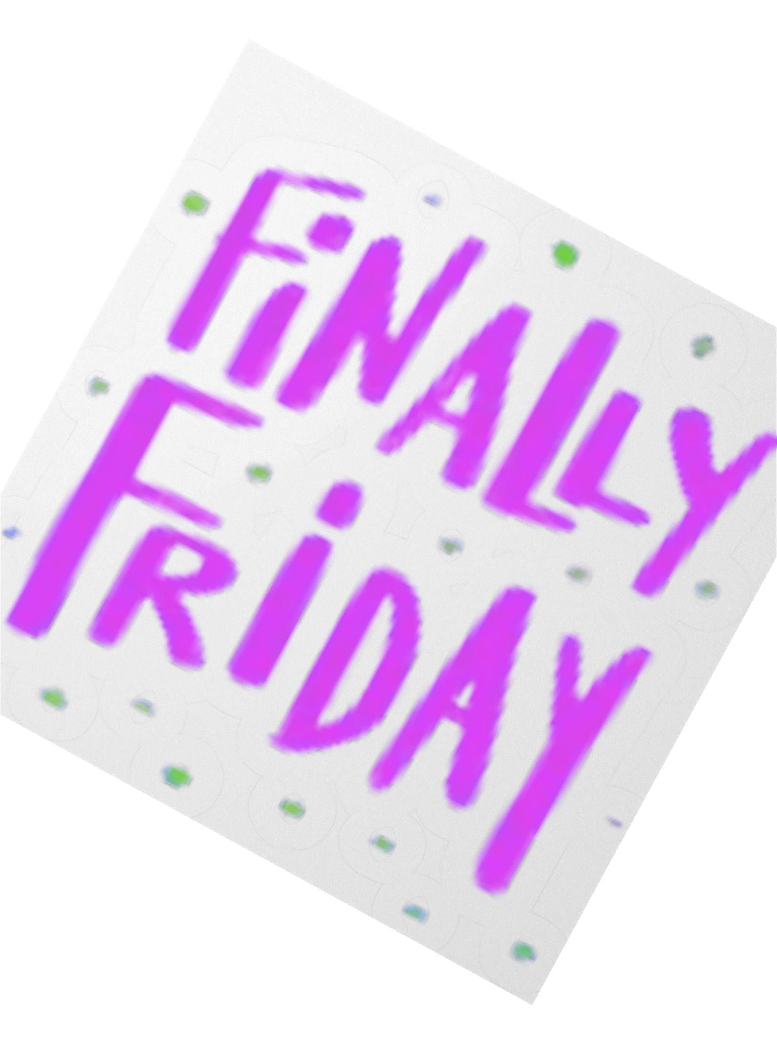 Finally Friday Kiss Cut Stickers product image (2)