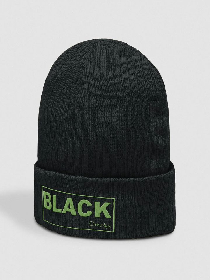 Black By Omega - Green | Ribbed Knit Beanie product image (2)