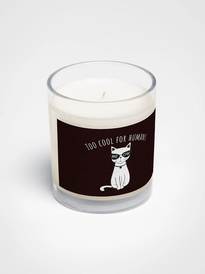 Meow-tastic Sunglasses Cat Candle product image (2)