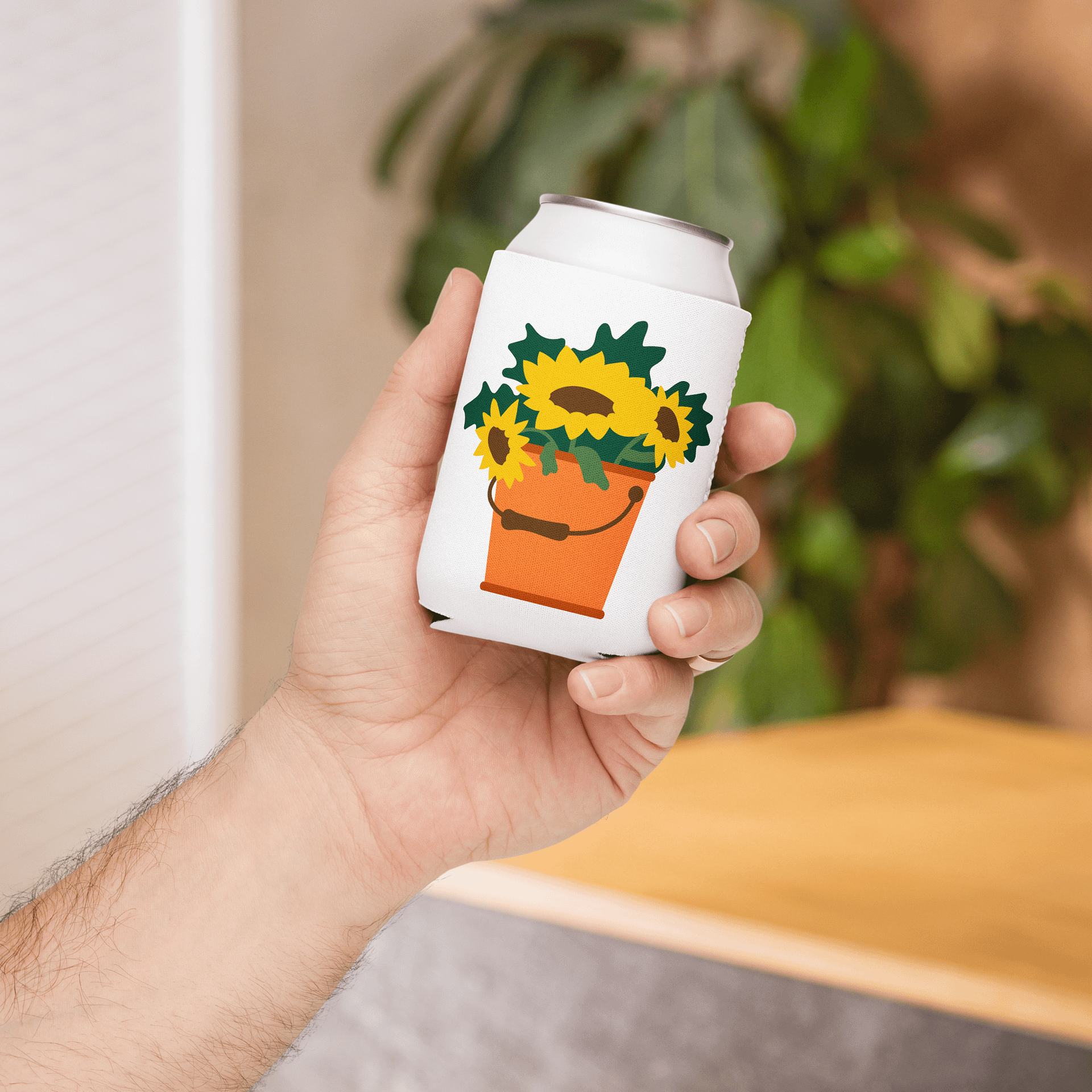 Sunflower Serenity Can Cooler product image (4)