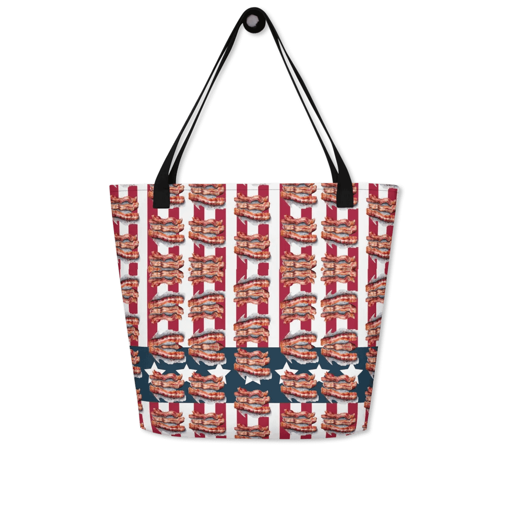 Bacon and America Print Tote Bag product image (4)