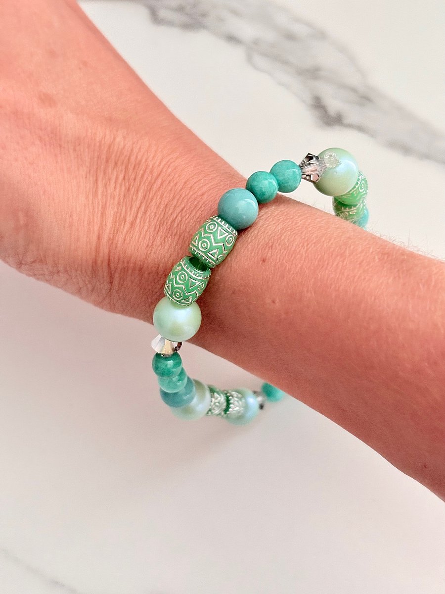 Handmade 8.25" Bracelet | Coastal Charm Jewelry by Monique Faella Designs™ | MFD-00069 product image (6)