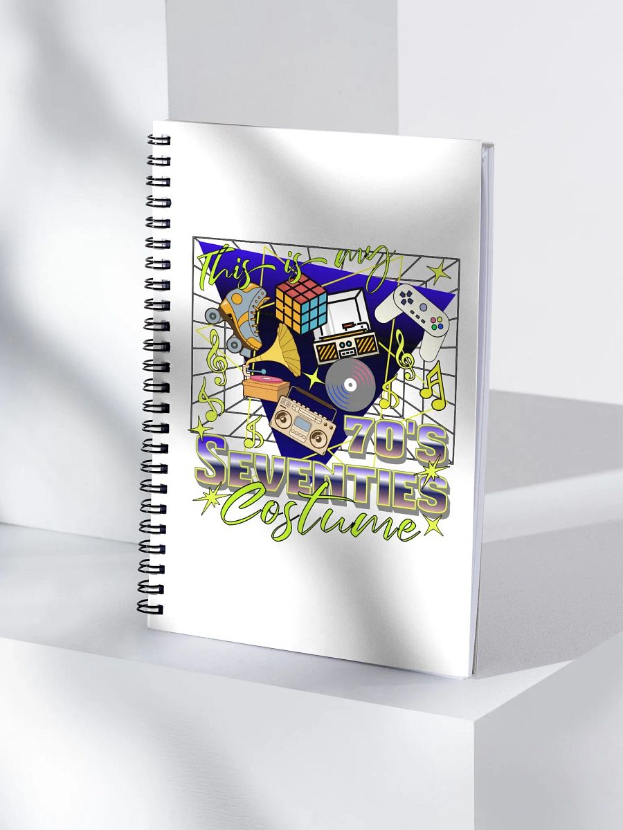 This Is My 70s Costume Nostalgia Spiral Notebook product image (3)