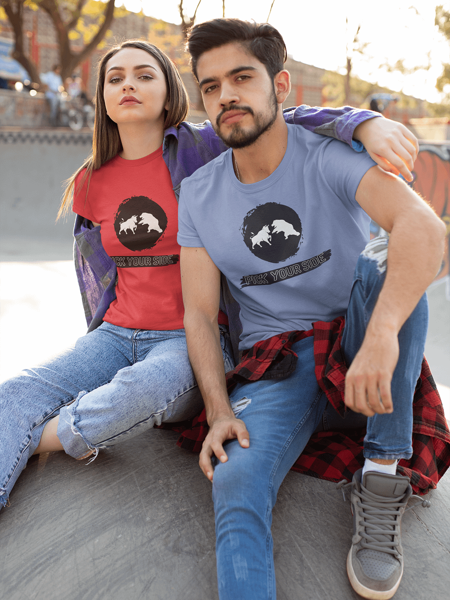 Bull Bear Pick Your Side Triblend T product image (1)