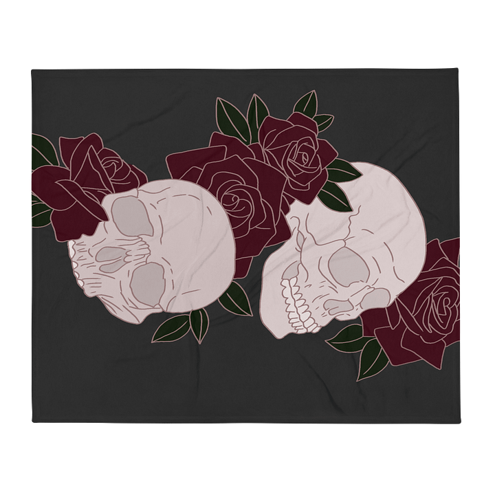 Skulls And Roses Blanket product image (1)