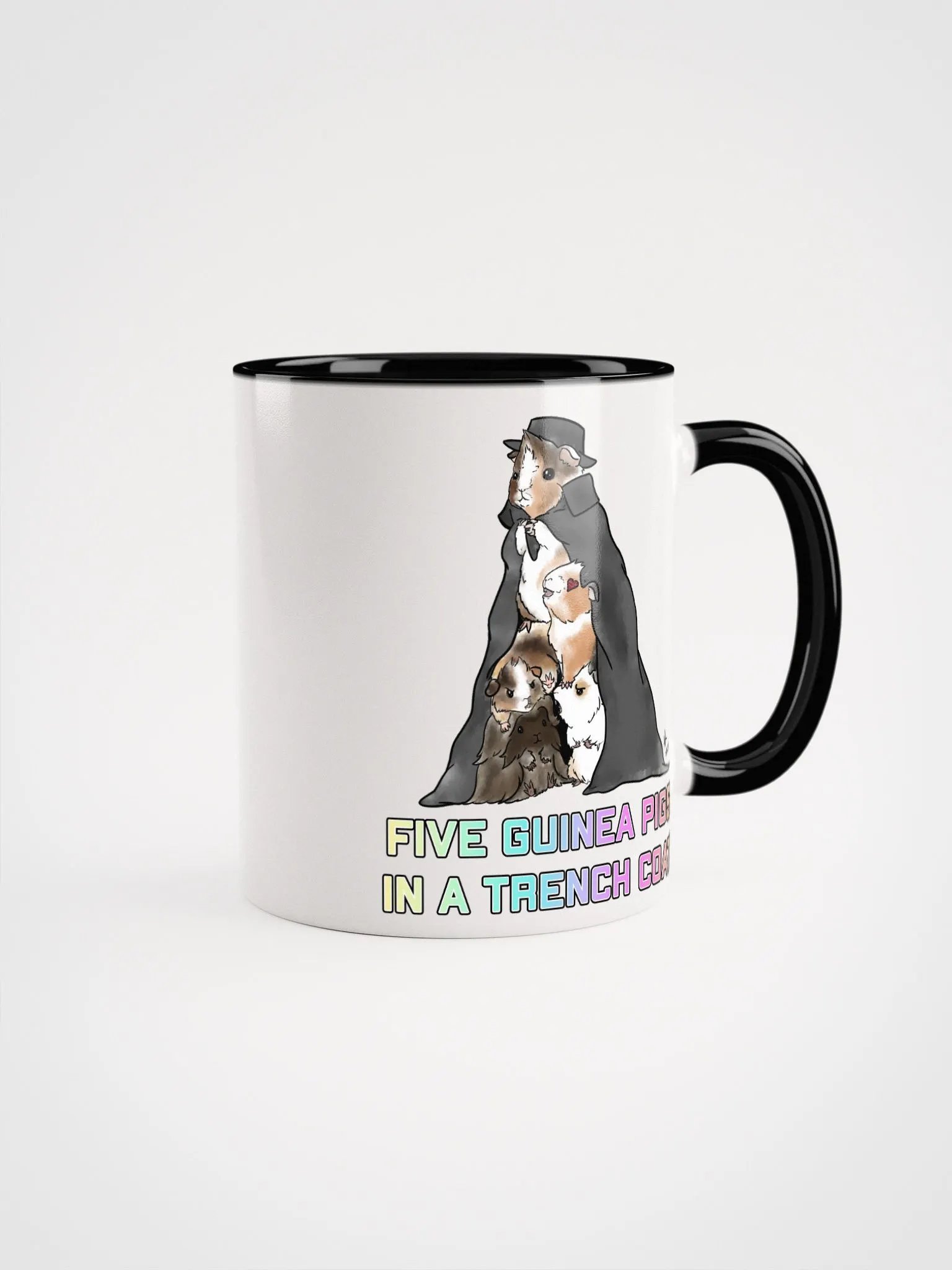 Five Guinea Pigs in a Trench Coat Mug product image (2)
