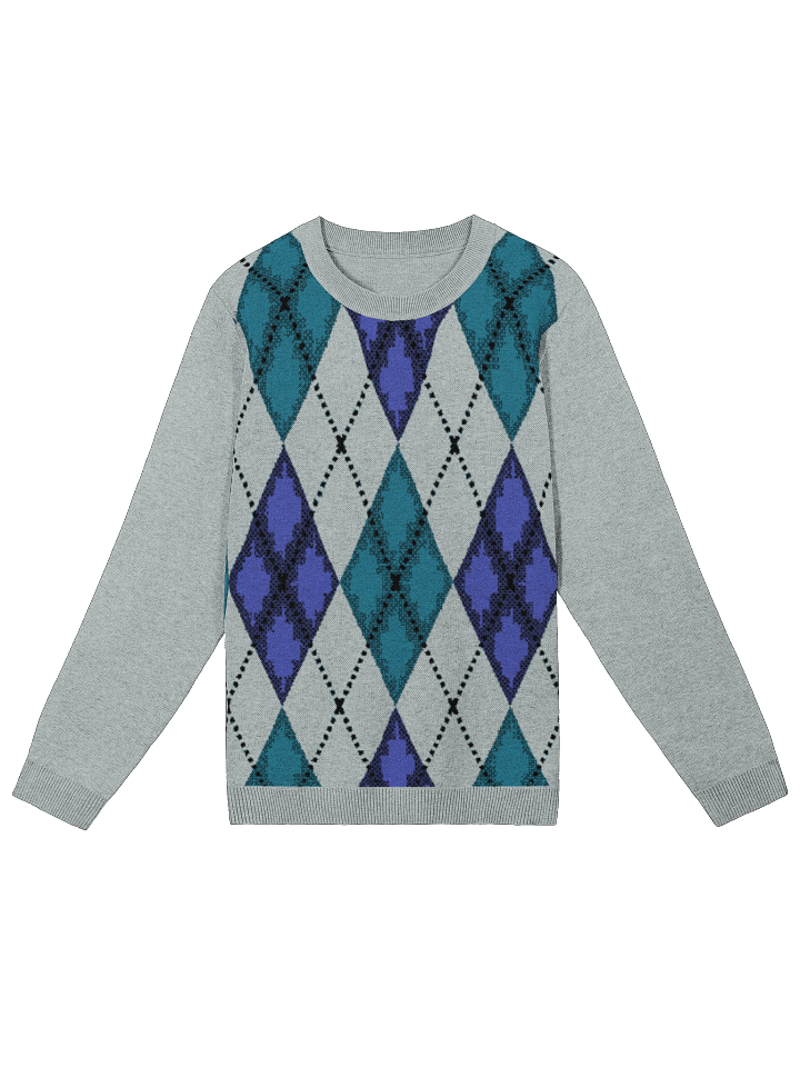 White Argyle Sweater product image (4)