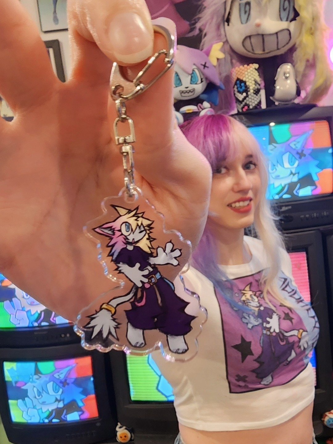 FEM&M Acrylic Keychain product image (1)