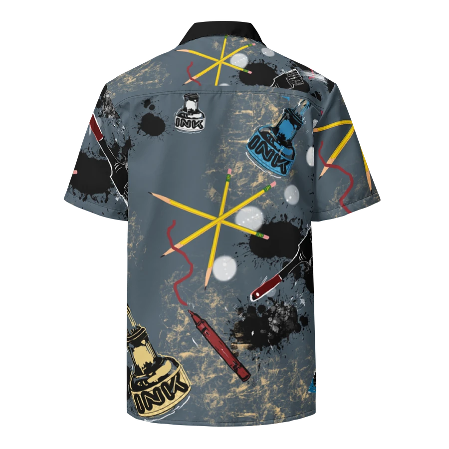 Splatter-Wear #6 Unisex Shirt Hawaiian Style/Gray product image (3)